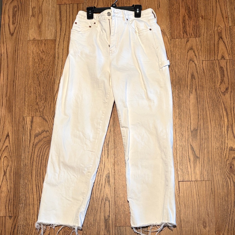 Women’s White Wide Leg Jeans